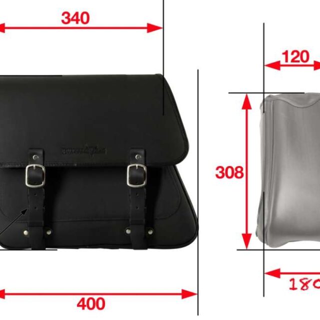 Satteltasche "Boston" Harley-Davidson® Softail Slim und Blackline - links