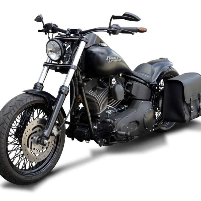 Satteltasche "Boston" Harley-Davidson® Softail Slim und Blackline - links