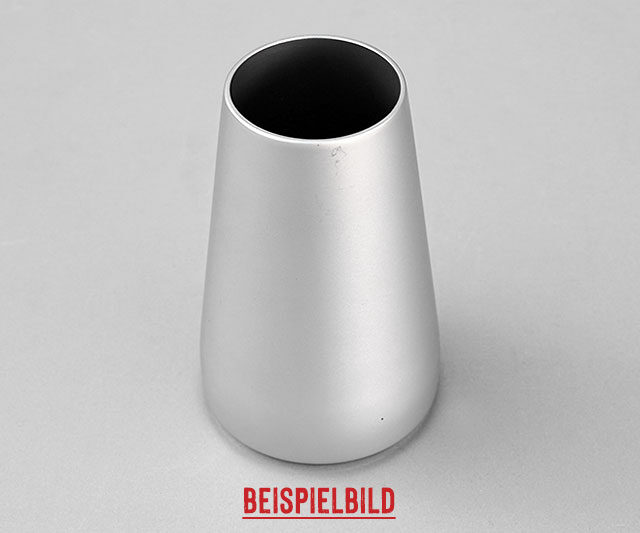 Endkappe Tapered silber beschichtet