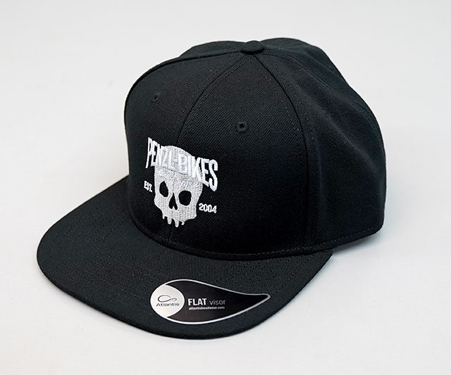 Snapback Cap Penzl-Bikes - Totenkopf schwarz