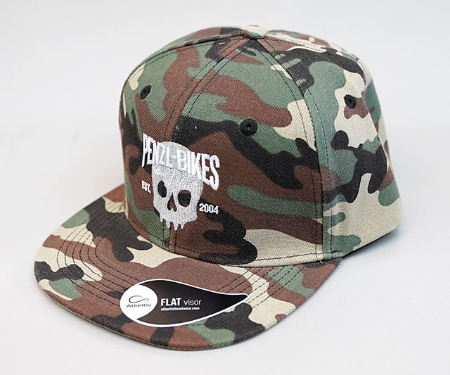 Snapback Cap Penzl-Bikes - Totenkopf camo