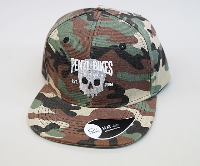 Snapback Cap Penzl-Bikes - Totenkopf camo