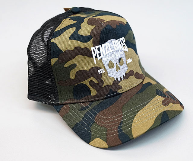 Trucker Cap Penzl-Bikes - Totenkopf camo