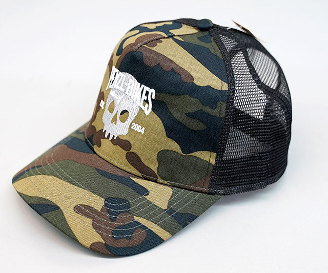 Trucker Cap Penzl-Bikes - Totenkopf camo
