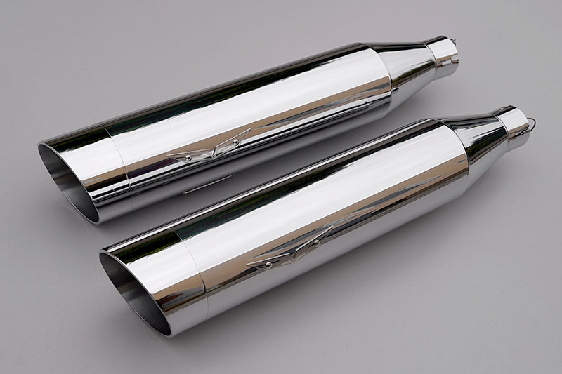 H.D. Softail Modelle BJ: 2007-2016 V2-Speed Auspuffanlage chrom 2. Wahl – Bild 3