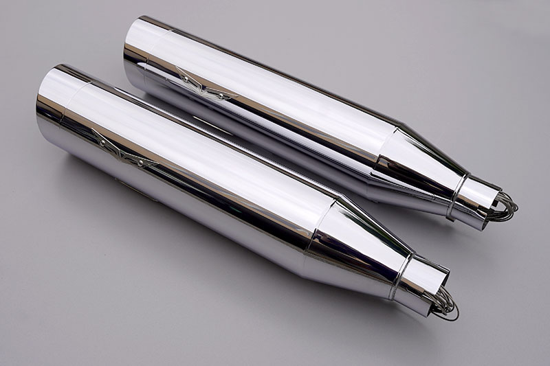 H.D. Softail Modelle BJ: 2007-2016 V2-Speed Auspuffanlage chrom 2. Wahl