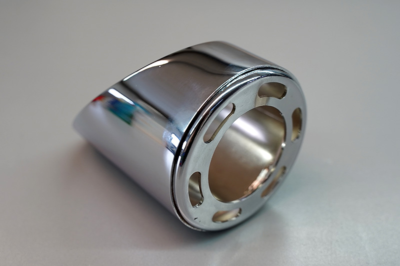 PM Neo-Classic/Classic Endkappe Typ: Straight Cut chrom - 2. Wahl/Restposten – Bild 2